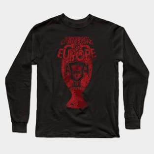 Champions of Europe (red design) Long Sleeve T-Shirt